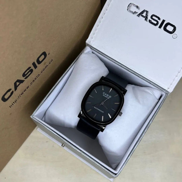 Casio Quartz Leather Watch